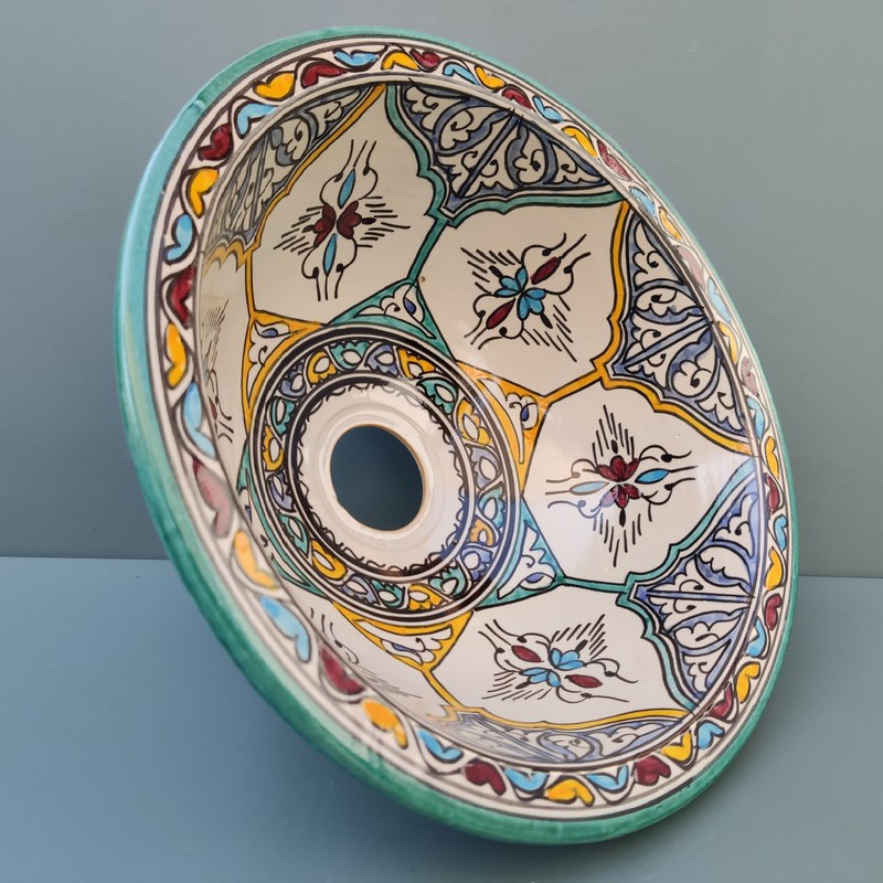 lavabo de cerámica árabe