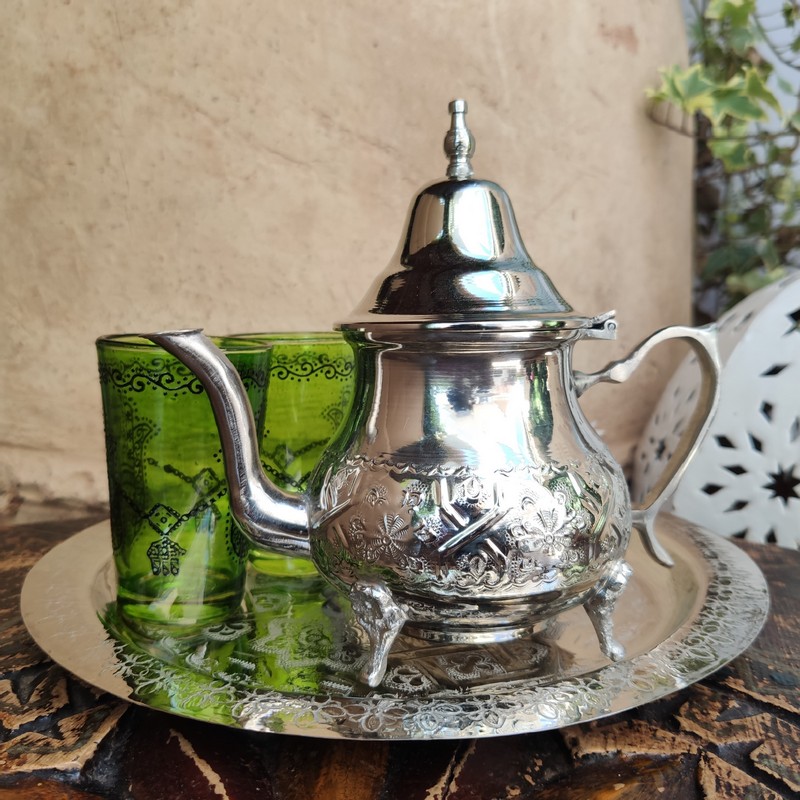 Juego de té pequeño marroquí Kasbah