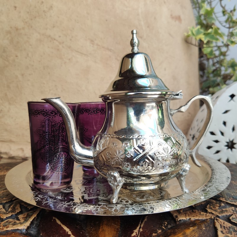 Juego de té pequeño marroquí Kasbah